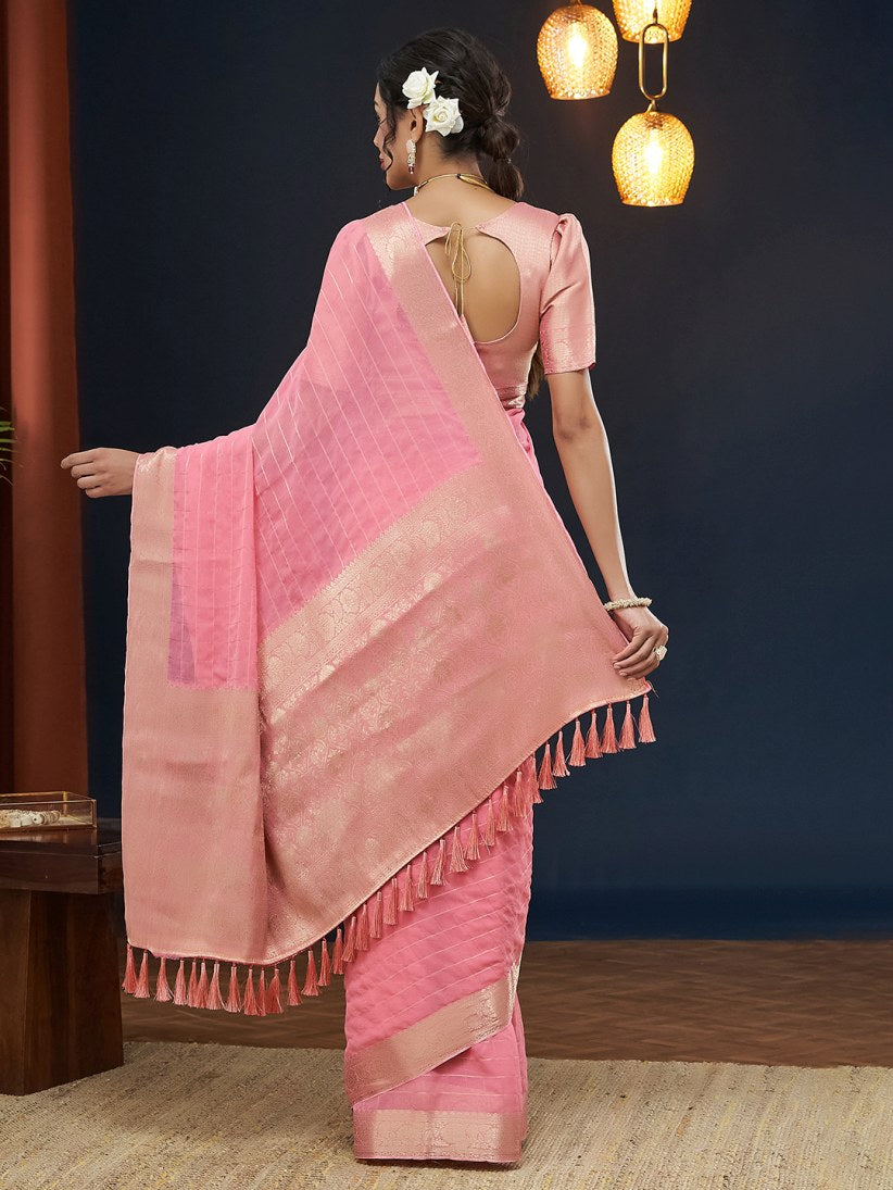 Georgette Silk Saree