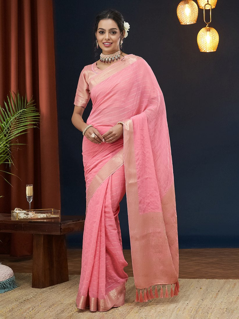 Georgette Silk Saree