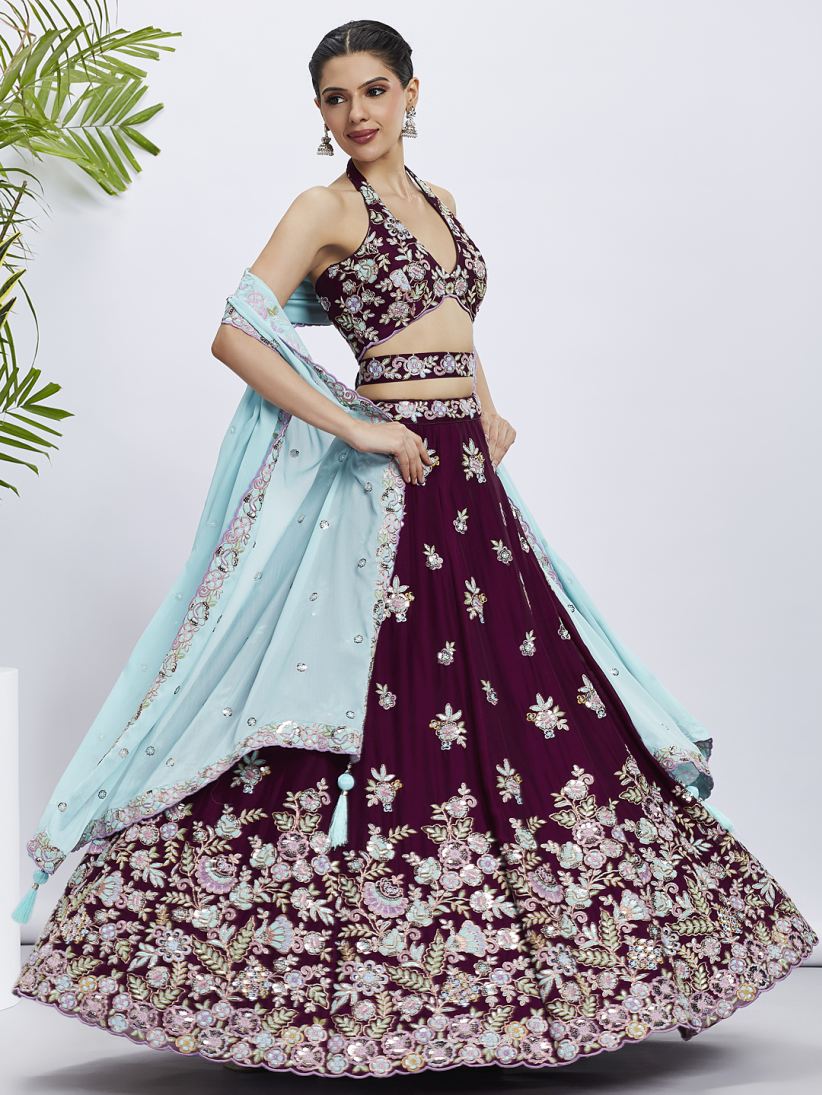 New Semi Stitiched Lehenga Choli