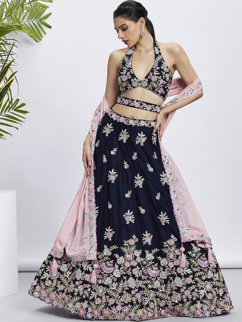 New Semi Stitiched Lehenga Choli