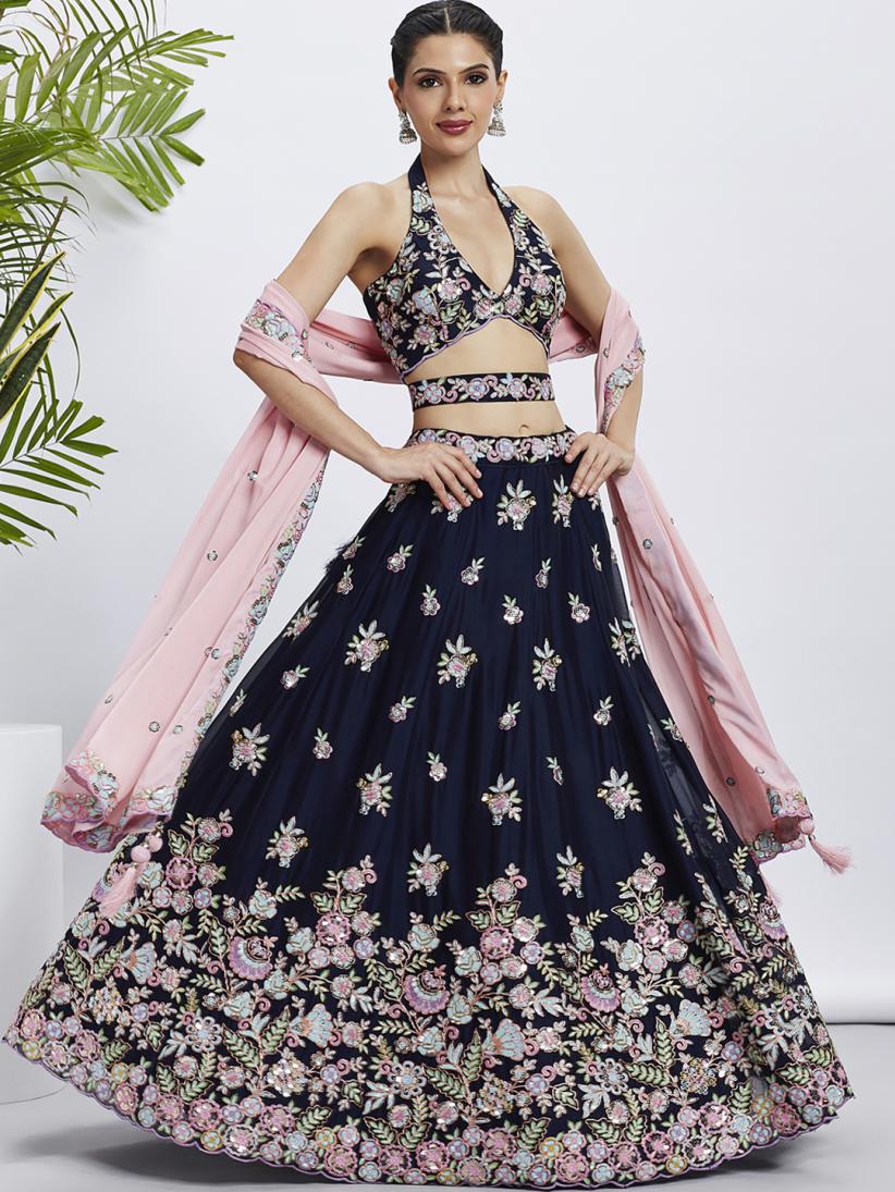 New Semi Stitiched Lehenga Choli