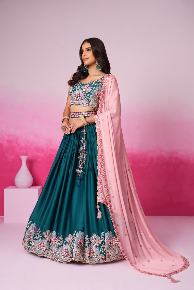 New Semi Stitiched Lehenga Choli