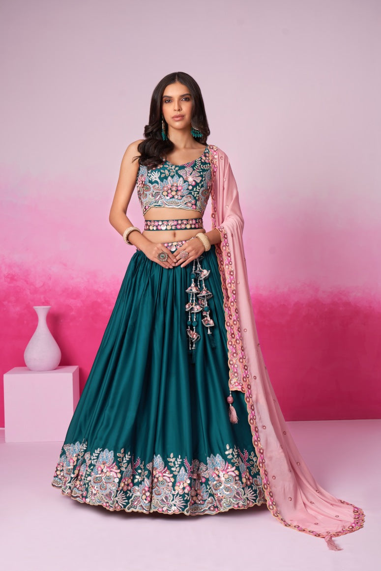 New Semi Stitiched Lehenga Choli