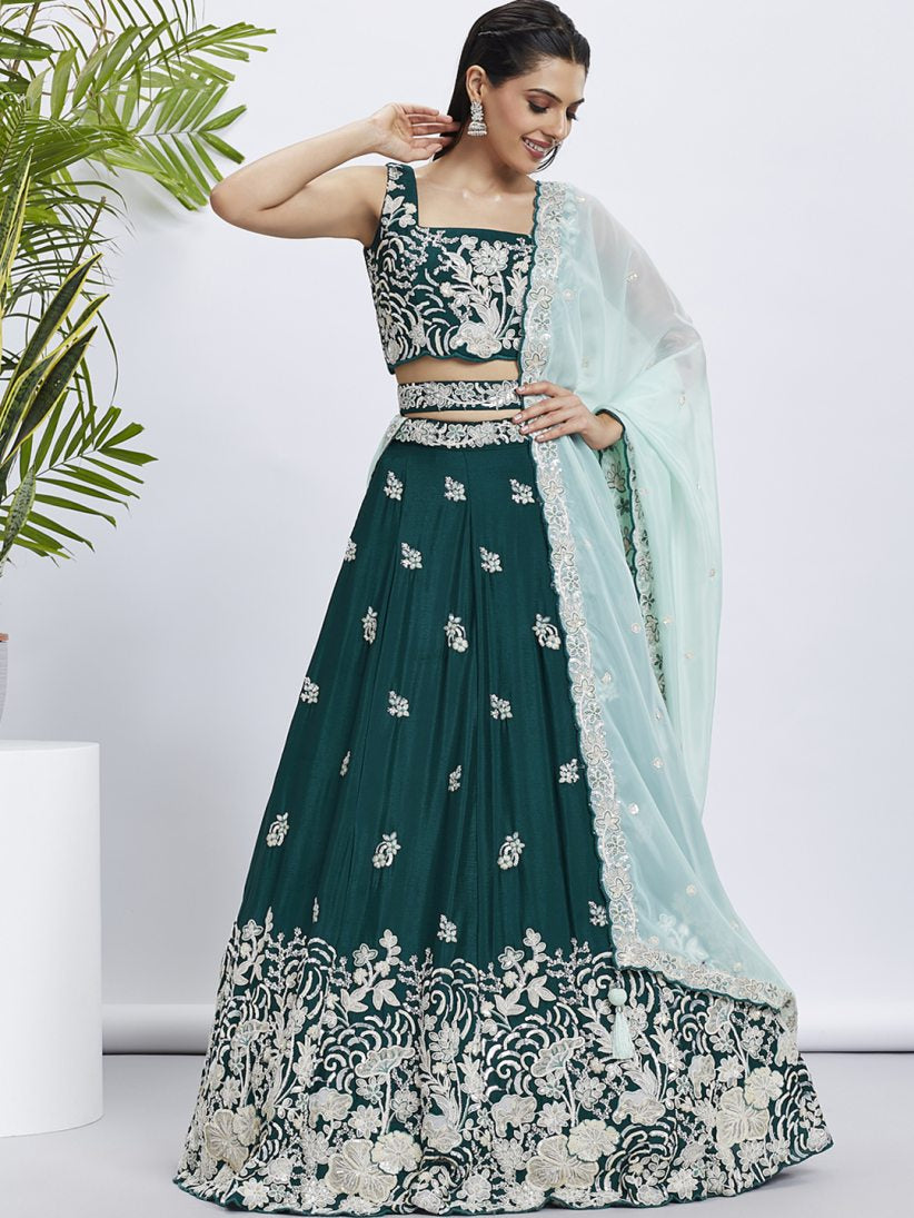 New Semi Stitiched Lehenga Choli