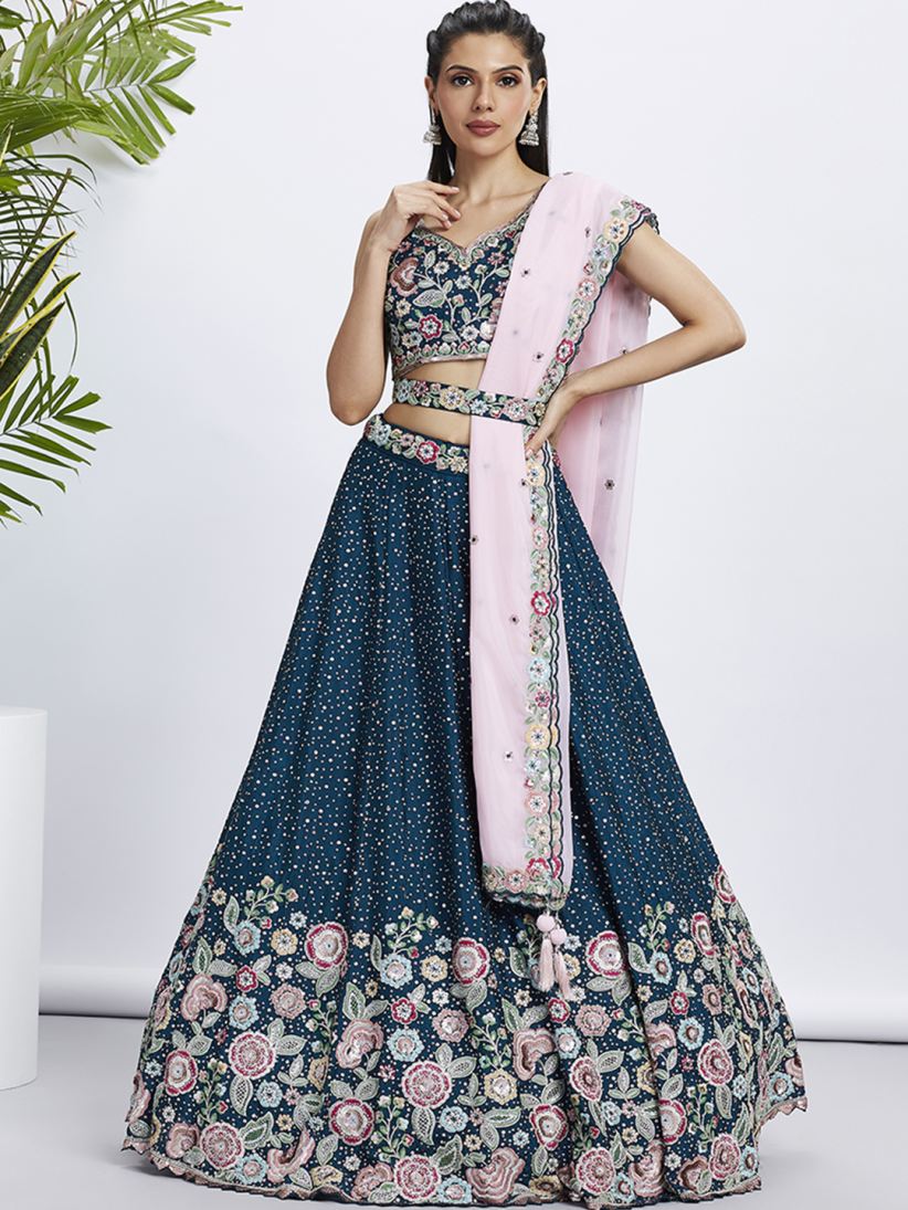 New Semi Stitiched Lehenga Choli