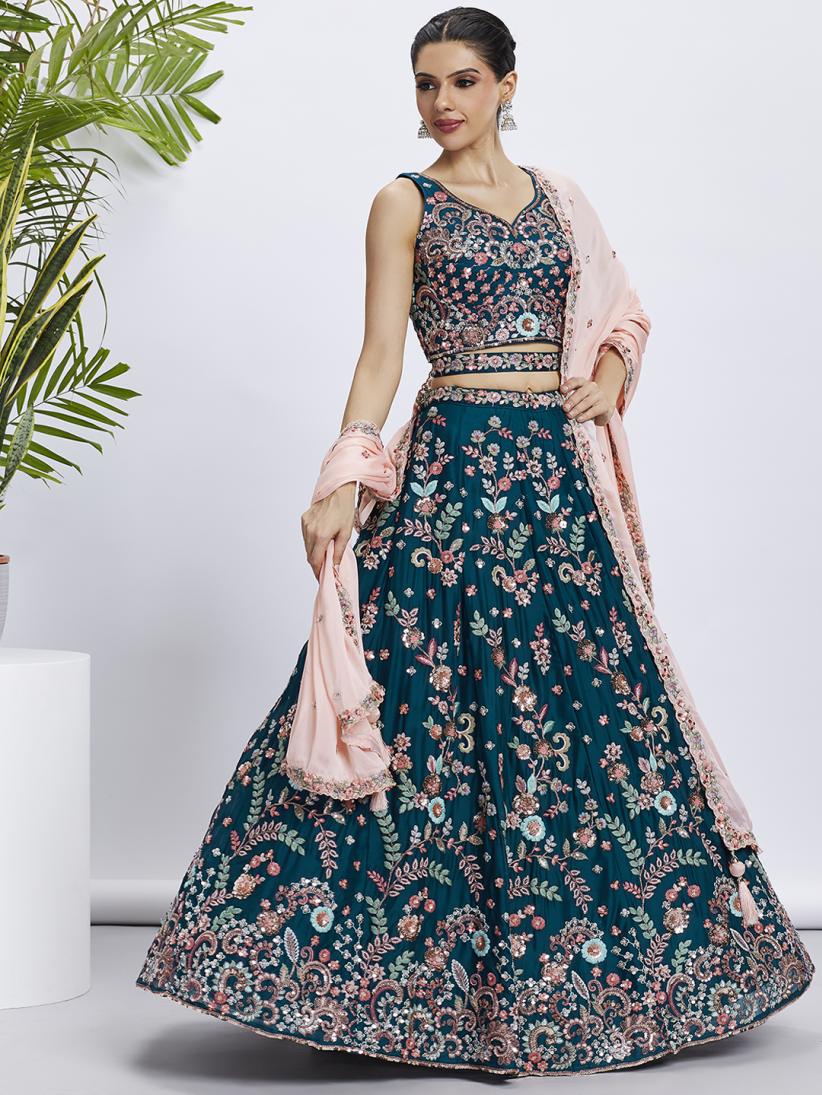 New Semi Stitiched Lehenga Choli