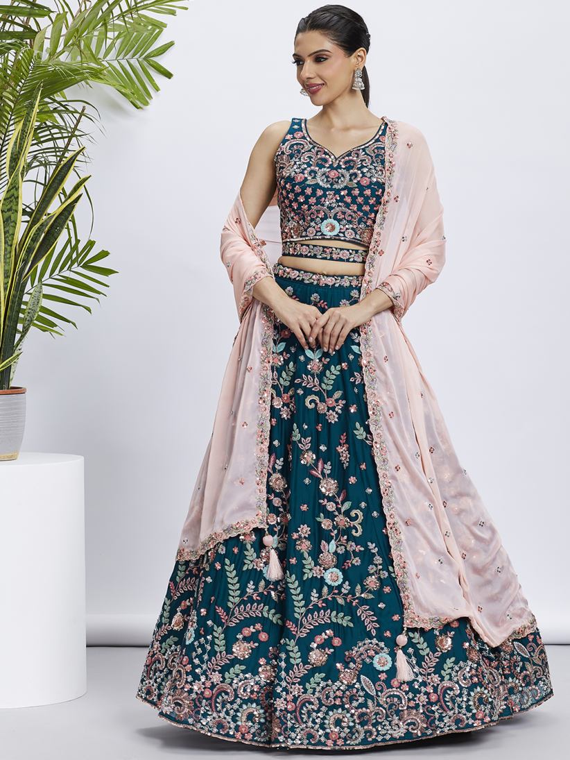 New Semi Stitiched Lehenga Choli