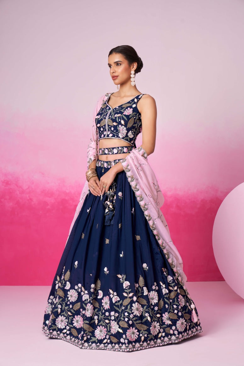 New Semi Stitiched Lehenga Choli