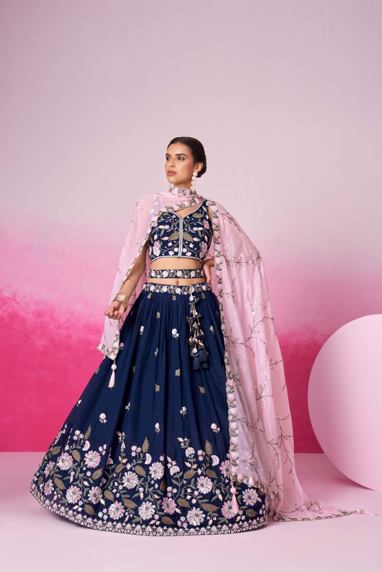 New Semi Stitiched Lehenga Choli