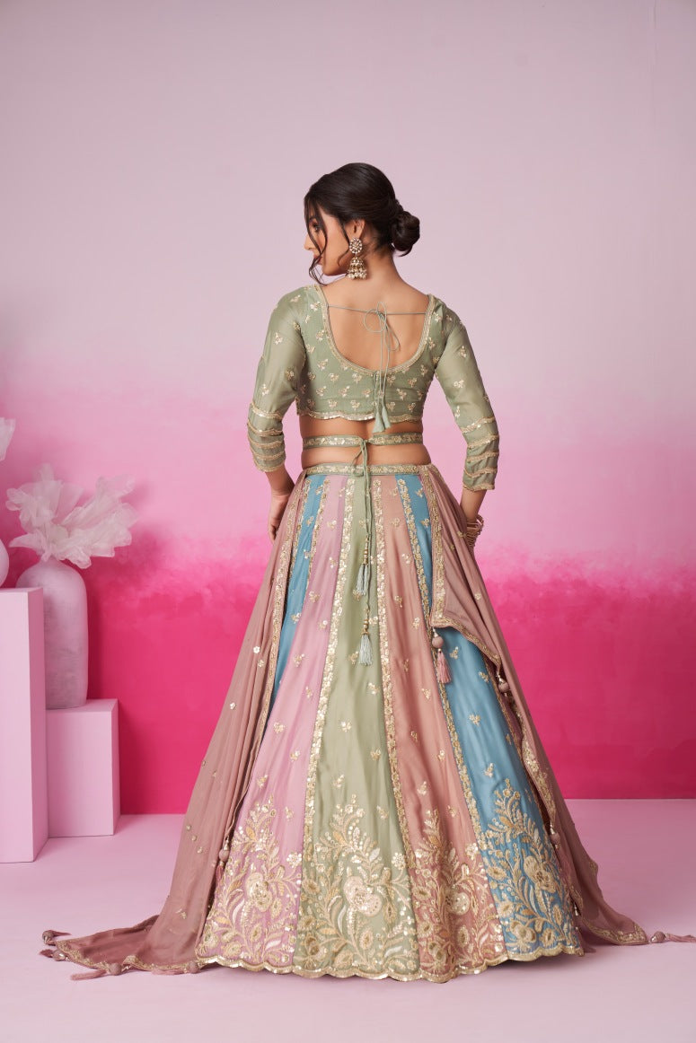 New Semi Stitiched Lehenga Choli