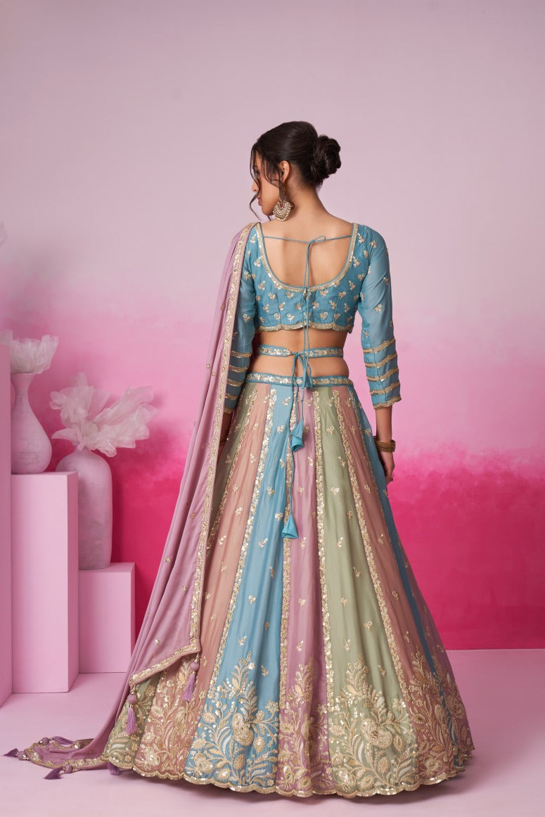 New Semi Stitiched Lehenga Choli