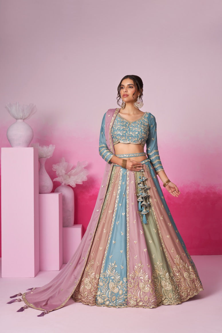 New Semi Stitiched Lehenga Choli