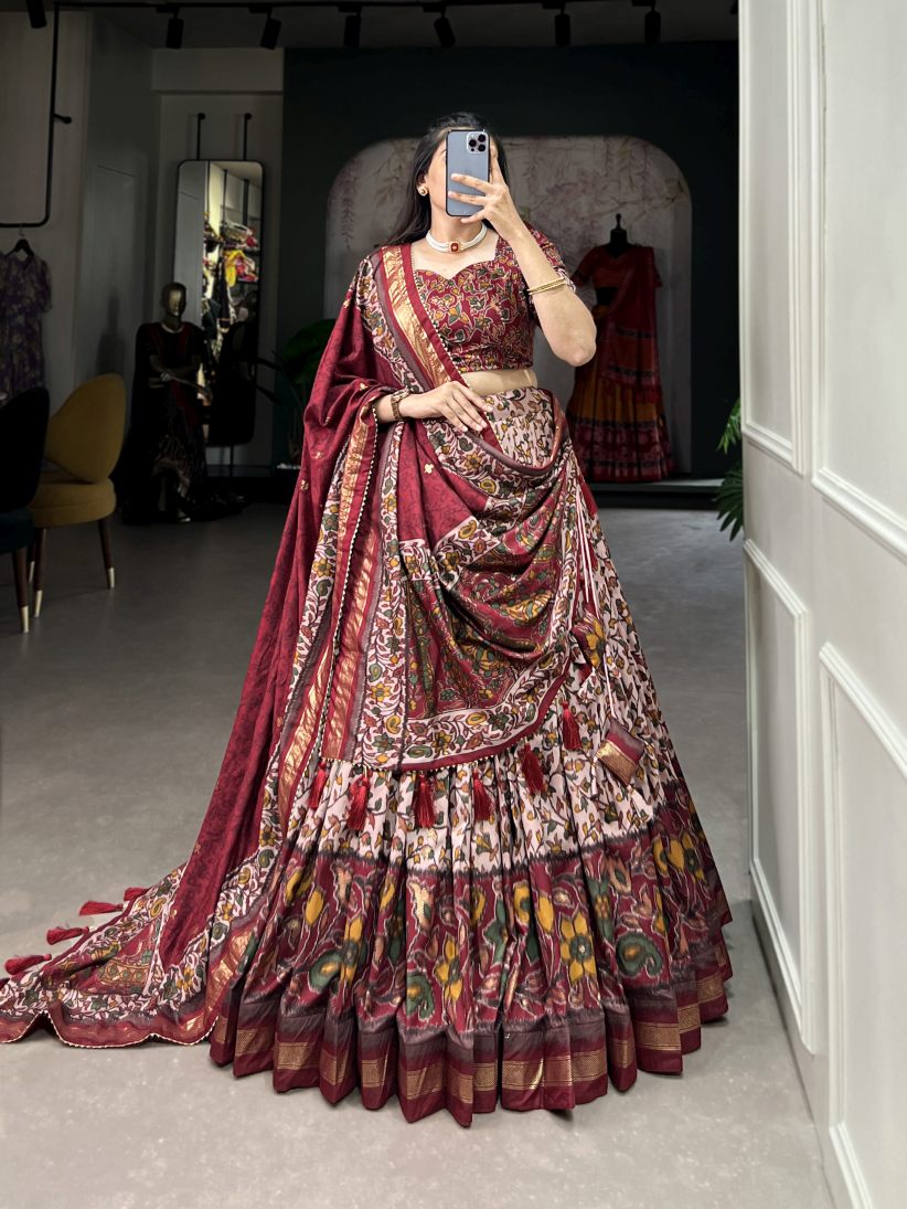 New Semi Stitiched Lehenga Choli