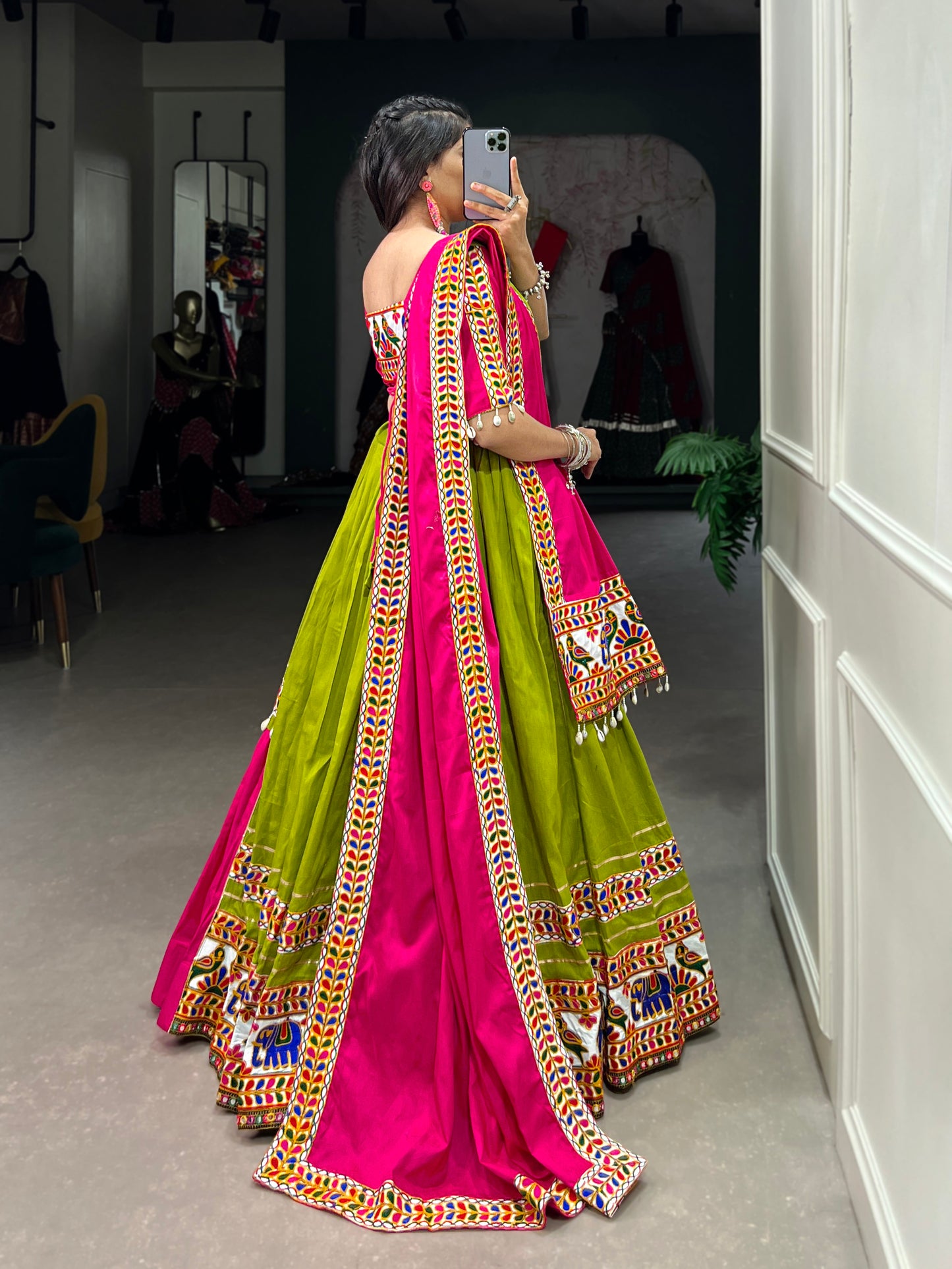 New Semi Stitiched Lehenga Choli