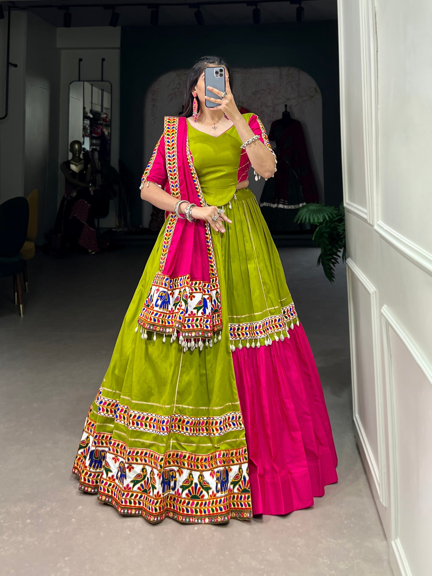 New Semi Stitiched Lehenga Choli