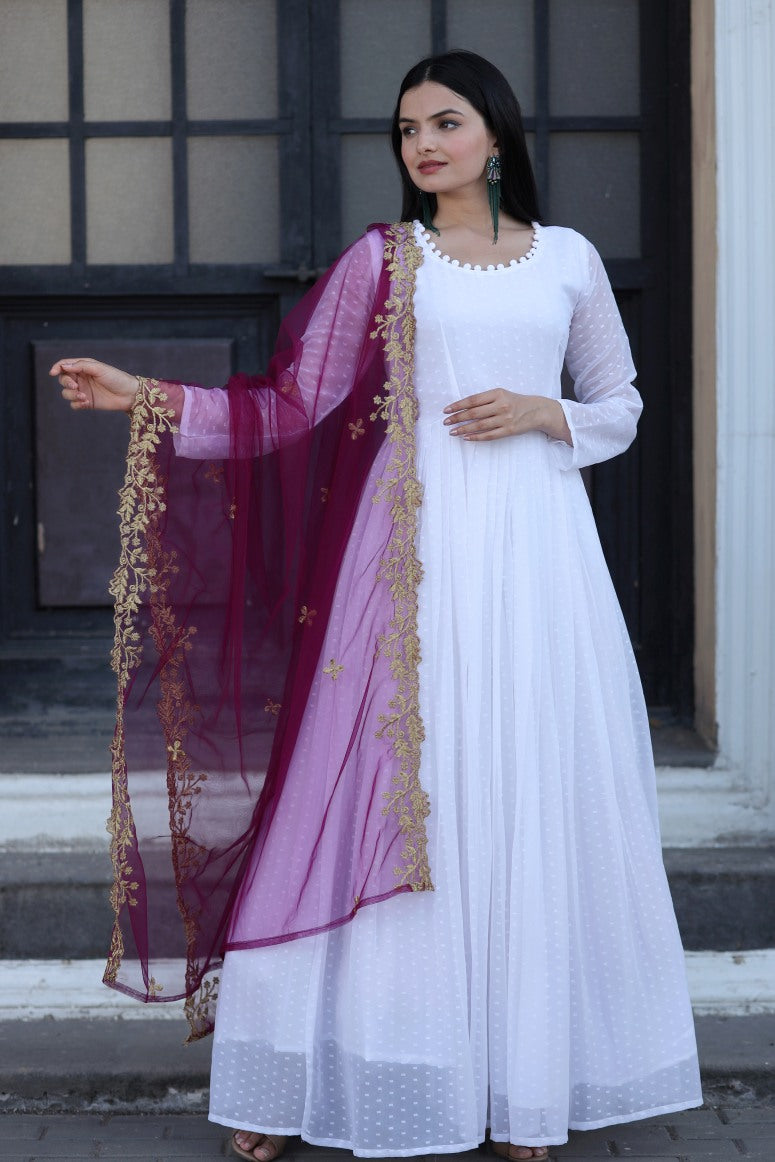 ReadyMade Gown With Duppatta