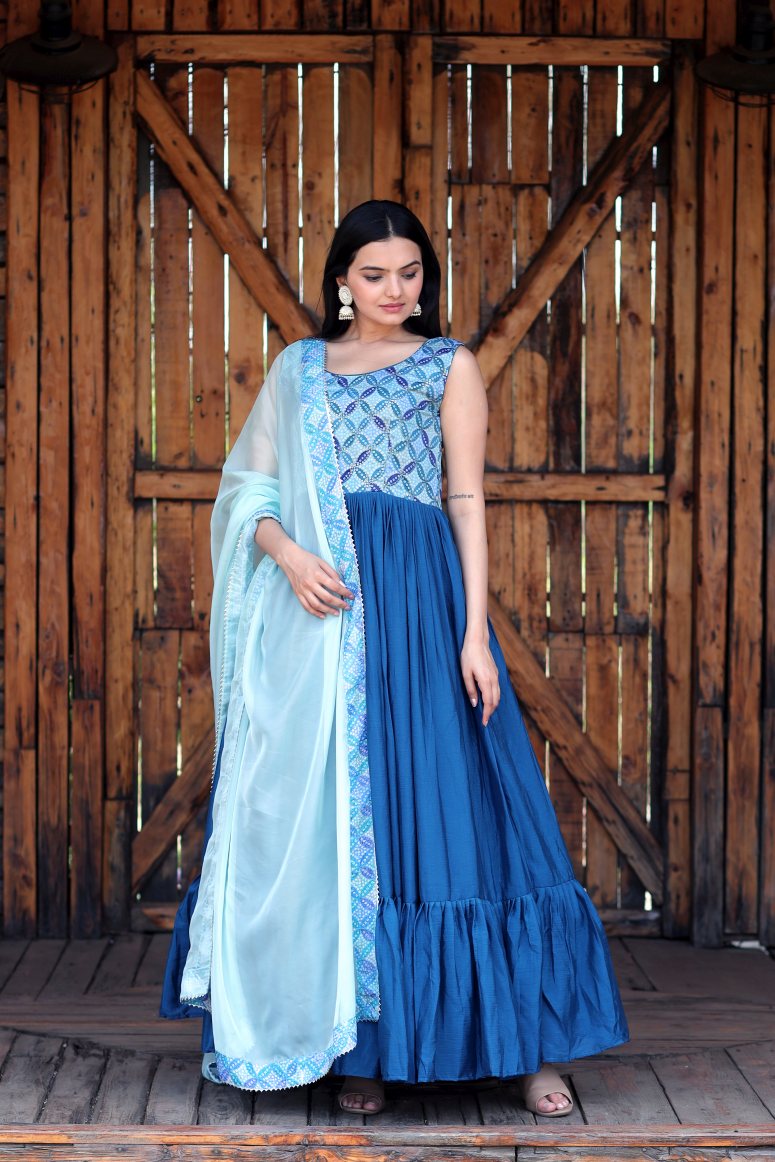 ReadyMade Gown With Duppatta