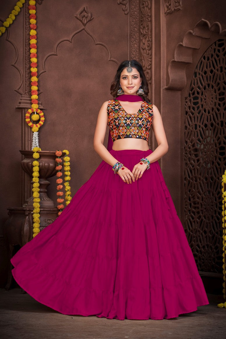 New Semi Stitiched Lehenga Choli