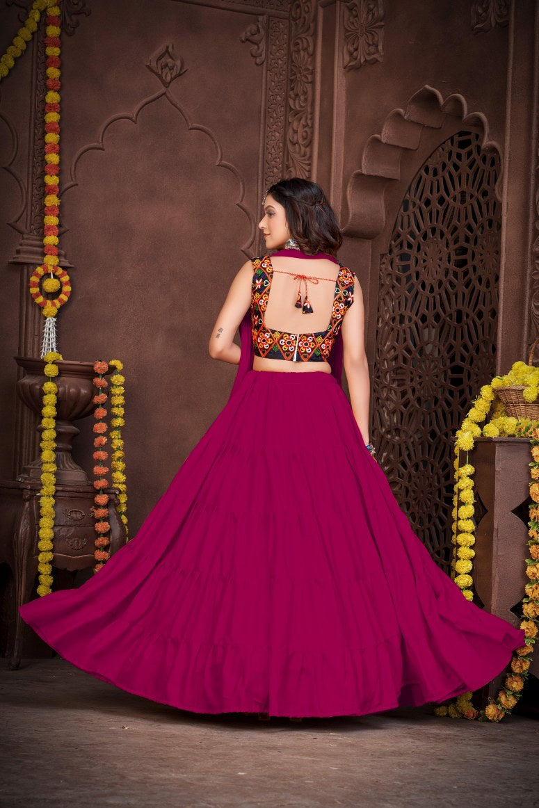 New Semi Stitiched Lehenga Choli