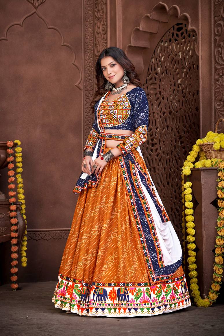 New Semi Stitiched Lehenga Choli