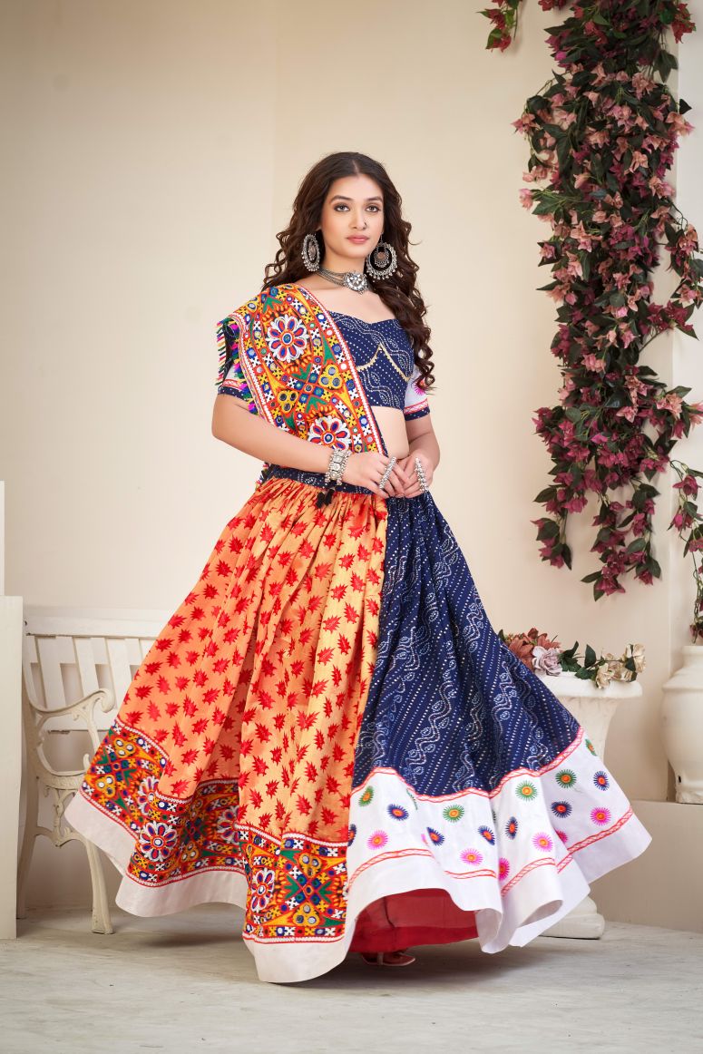 New Semi Stitiched Lehenga Choli