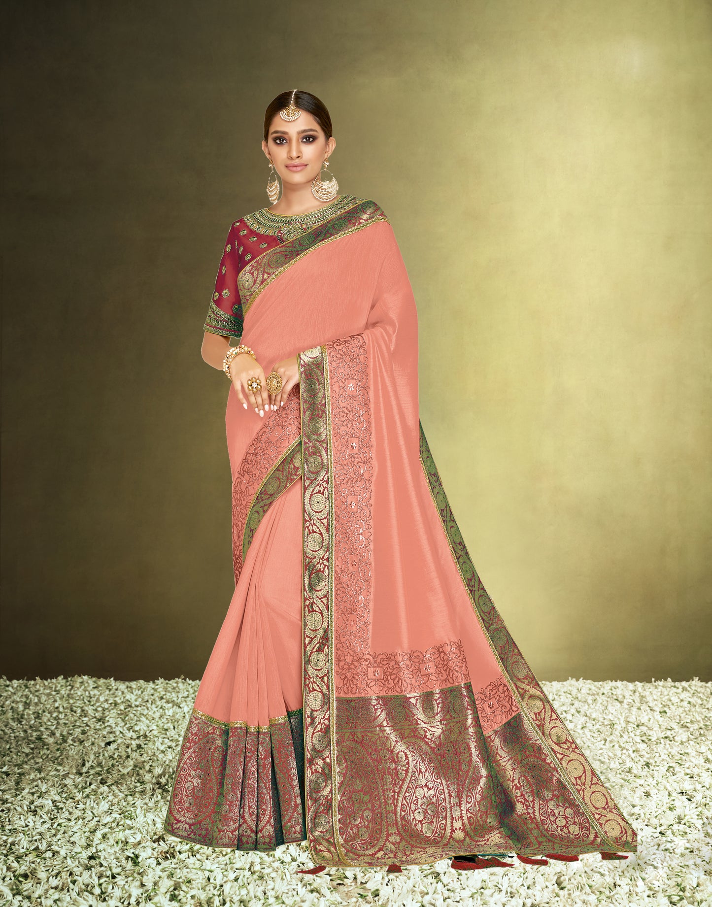 Satin Silk Saree