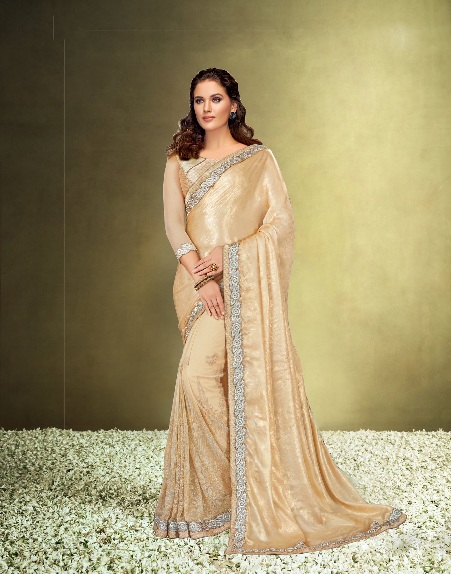 Georgette Silk Saree