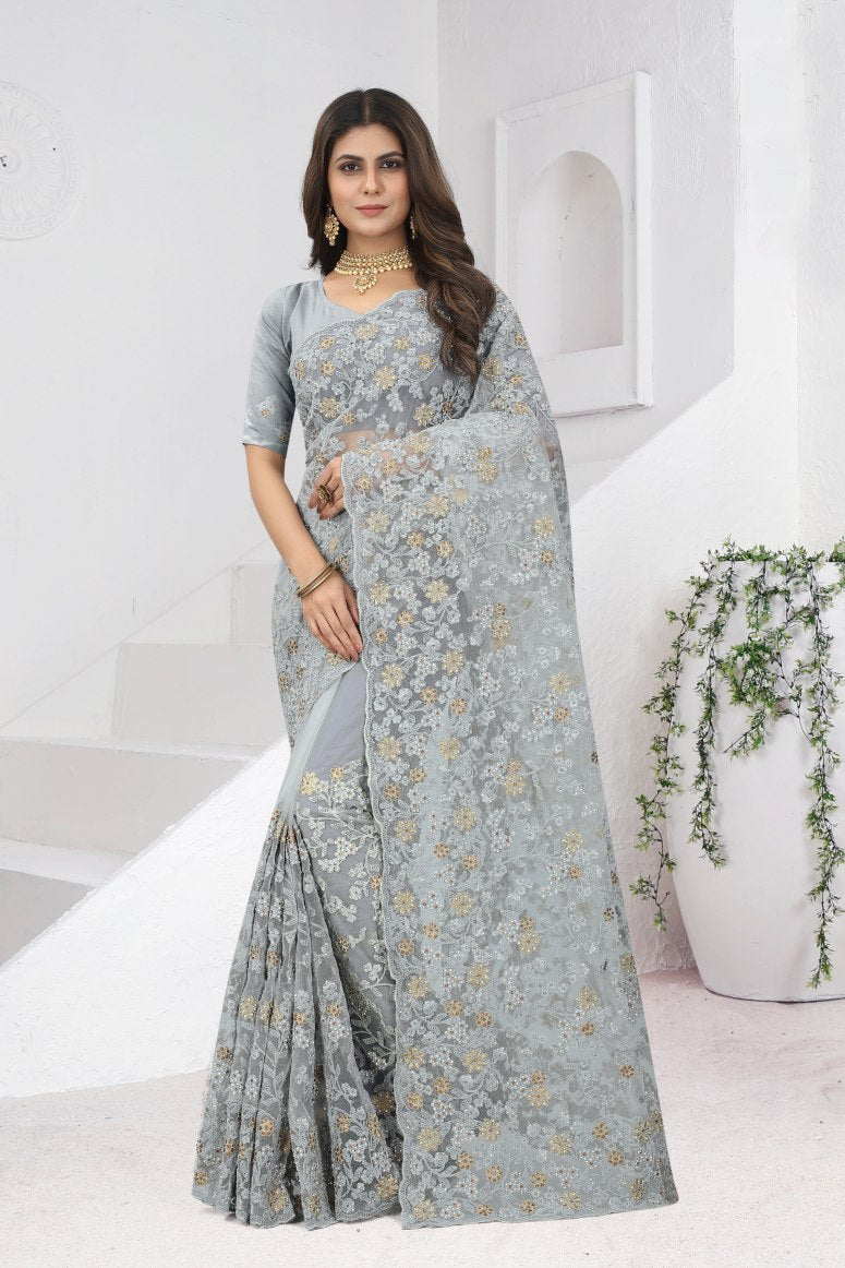 Georgette Silk Saree