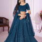 New Semi Stitiched Georgette Lehenga Choli