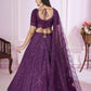 New Semi Stitiched Georgette Lehenga Choli