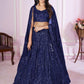 New Semi Stitiched Georgette Lehenga Choli