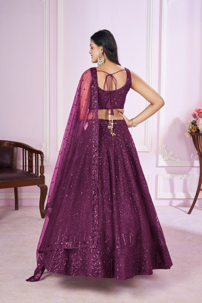 New Semi Stitiched Georgette Lehenga Choli