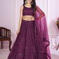 New Semi Stitiched Georgette Lehenga Choli