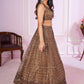 New Semi Stitiched Georgette Lehenga Choli