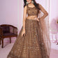 New Semi Stitiched Georgette Lehenga Choli