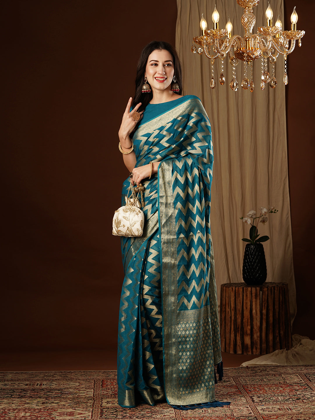 Georgette Silk Saree