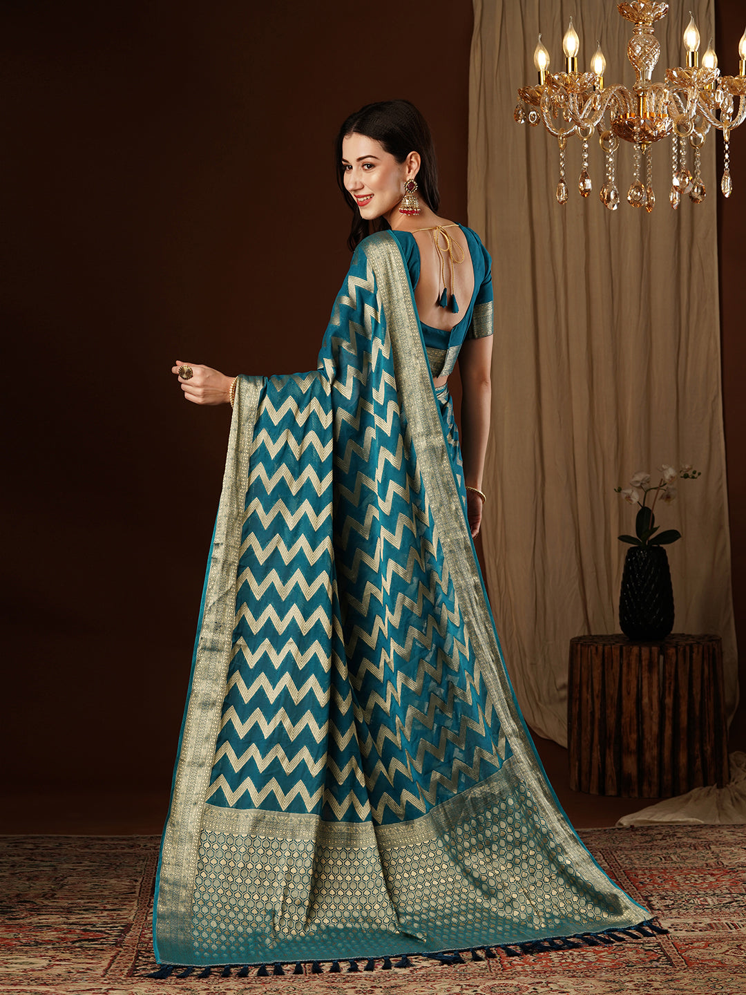 Georgette Silk Saree