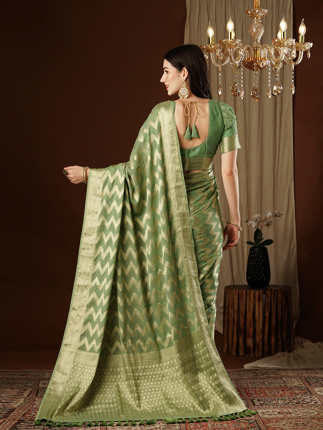 Georgette Silk Saree