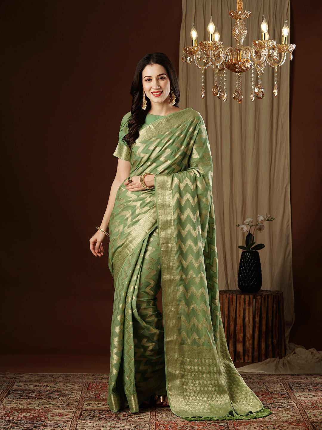 Georgette Silk Saree