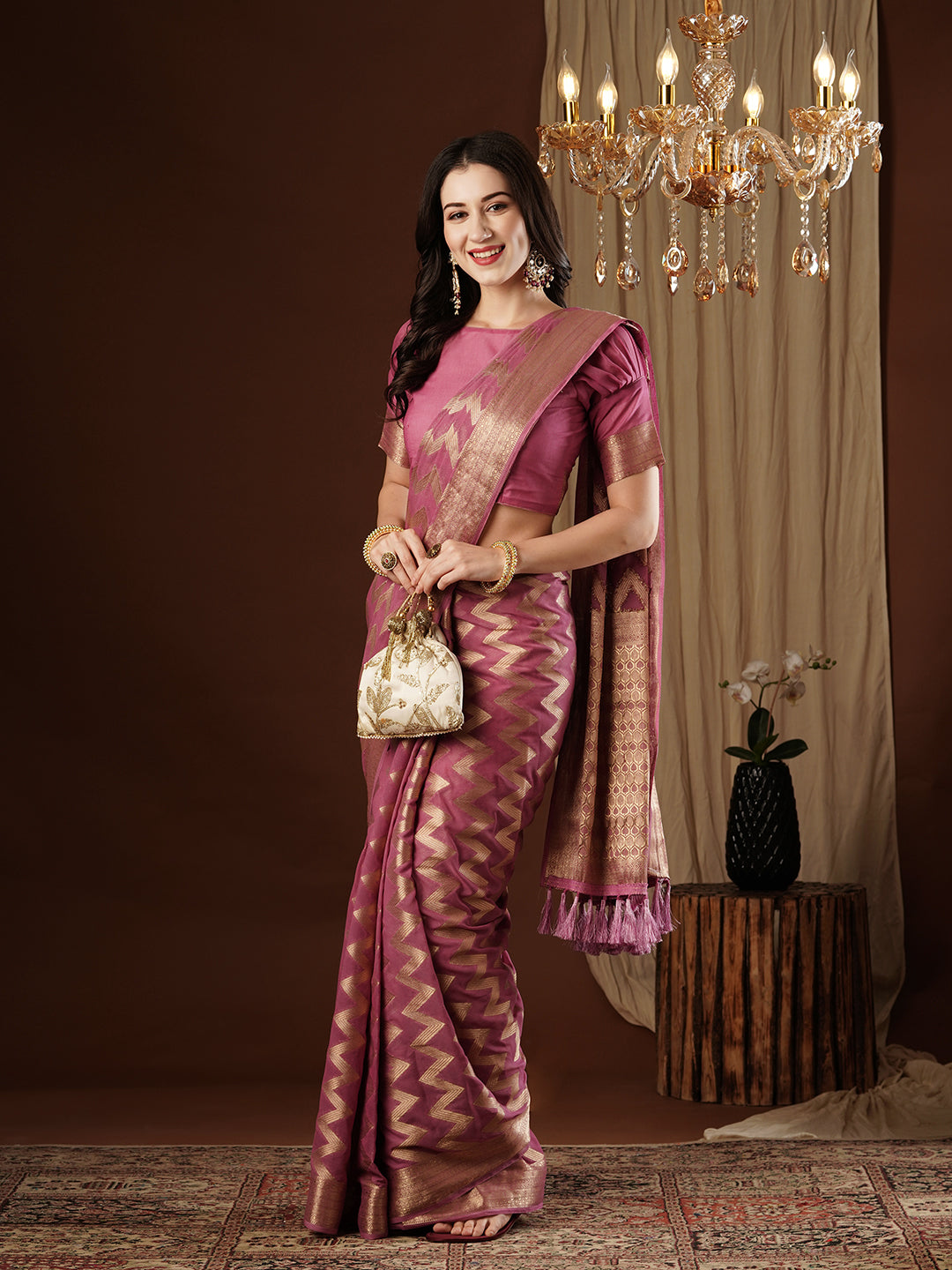 Georgette Silk Saree