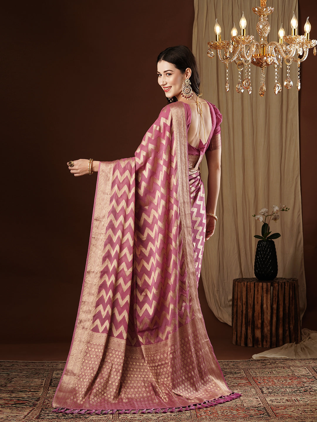 Georgette Silk Saree