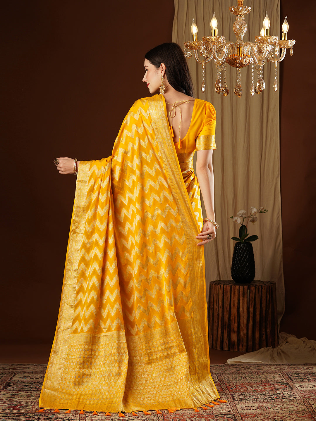 Georgette Silk Saree