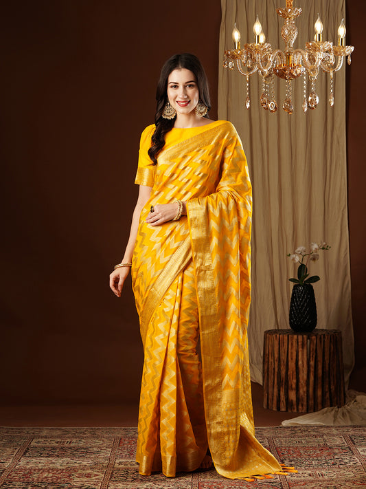 Georgette Silk Saree