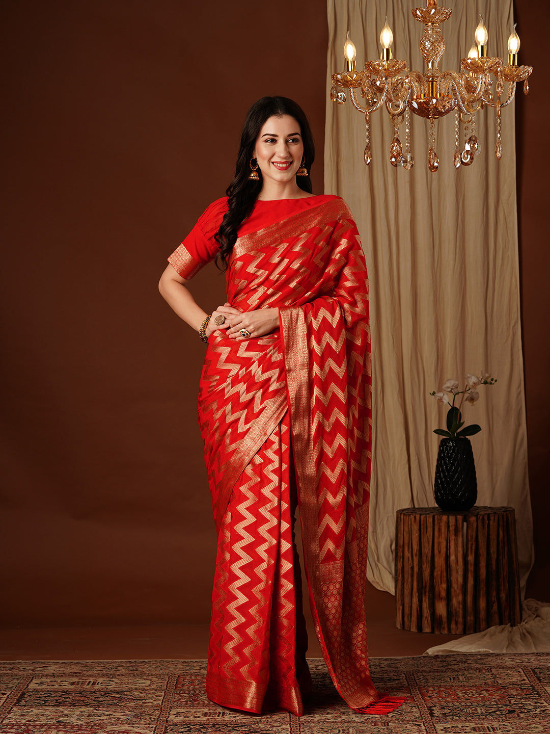 Georgette Silk Saree