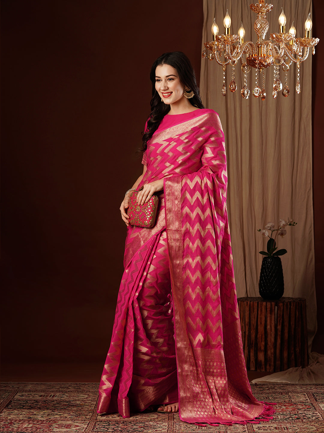 Georgette Silk Saree