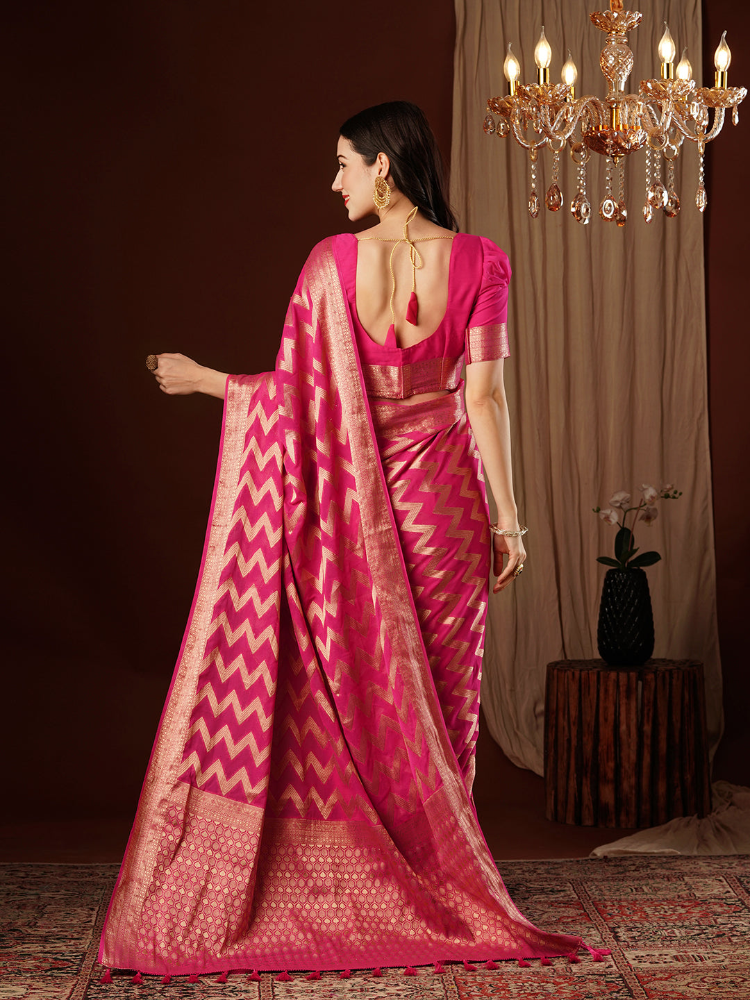 Georgette Silk Saree