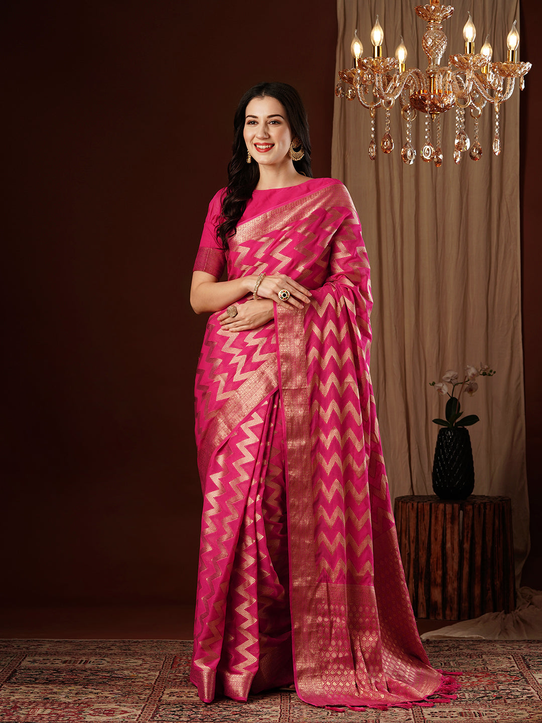 Georgette Silk Saree