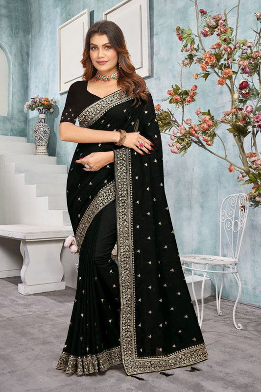 Catalog Designer Embroidery Work Saree