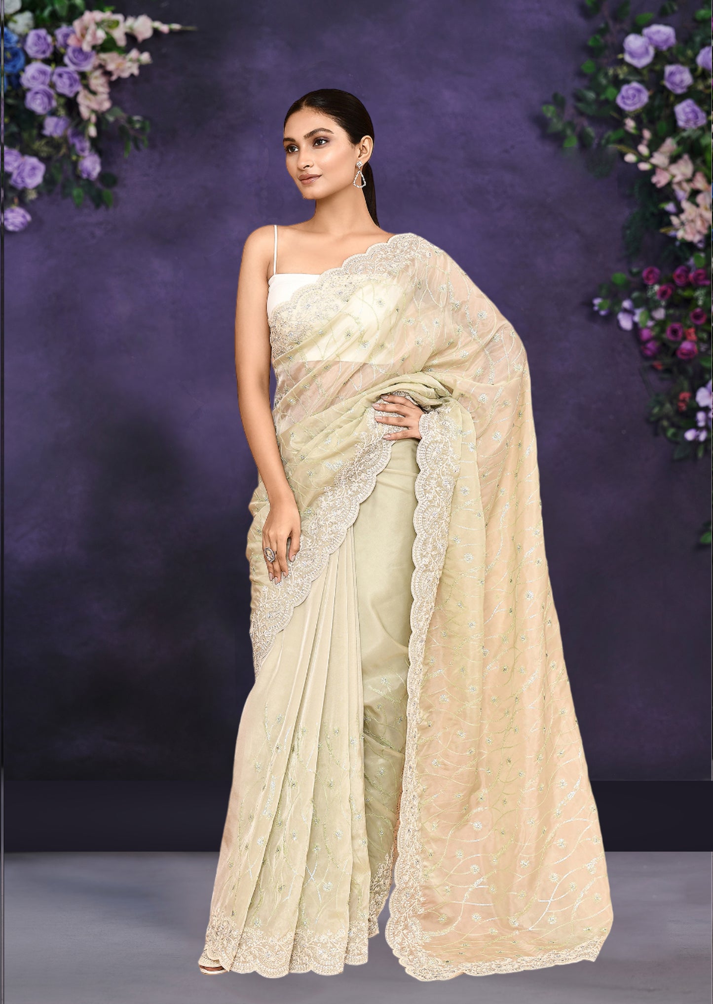 Satin Silk Saree