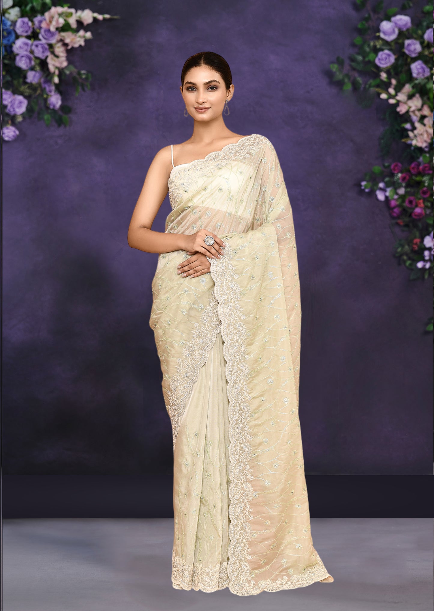 Satin Silk Saree